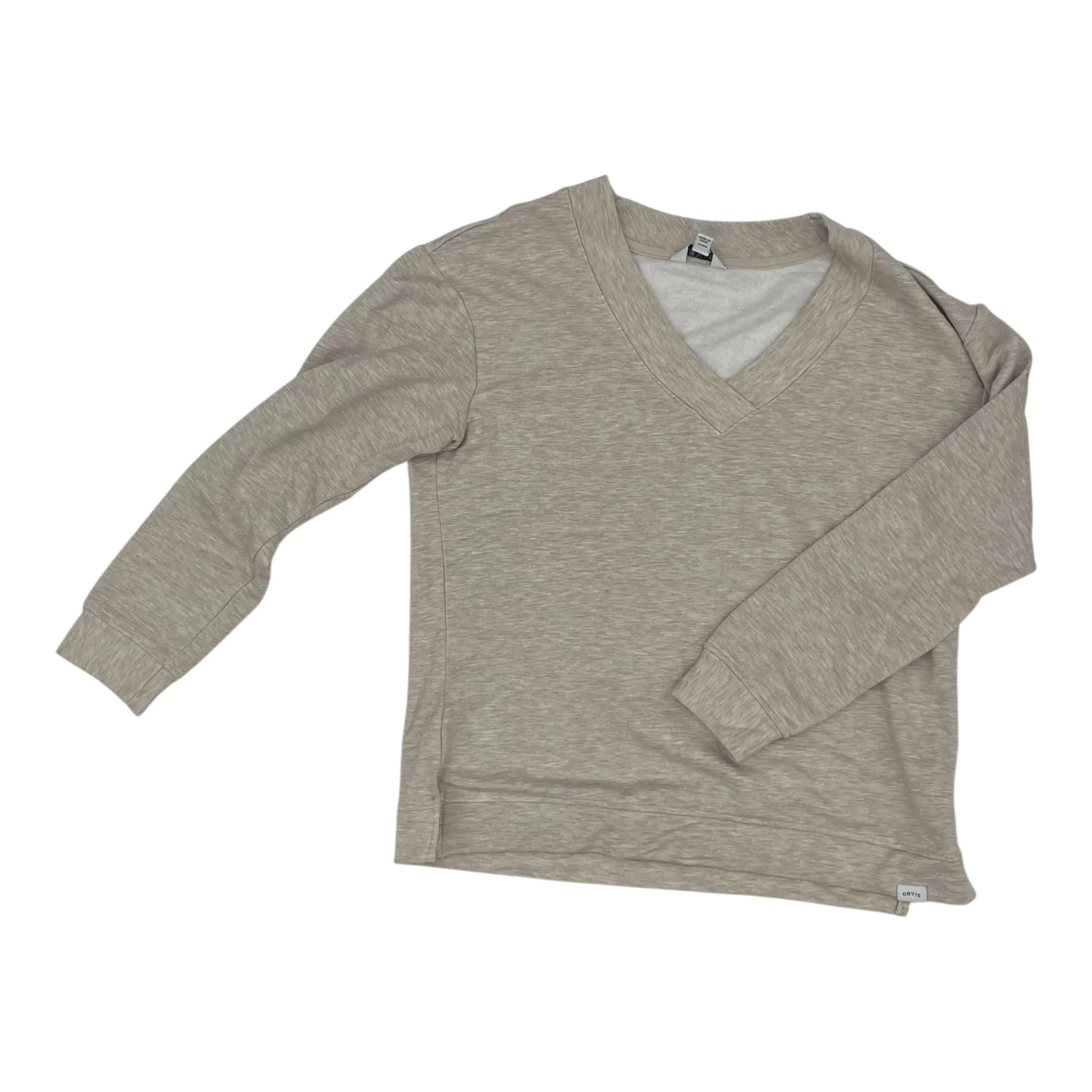 BiasCut Trims Sweatshirt Collar By Orvis In Tan, Size:S