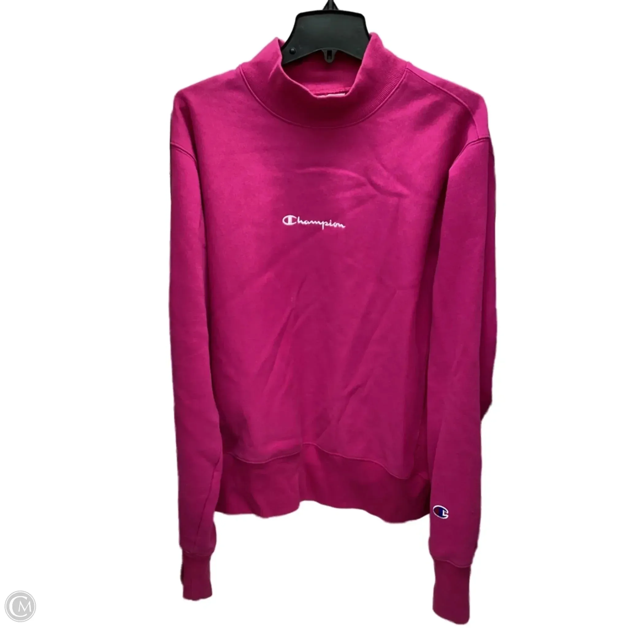 Sweatshirt Crewneck By Champion In Pink, Size: M EcoFriendlyMaterial