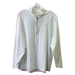 Athletic Sweatshirt Collar By Nike In White, Size:3X Cozy Pullover