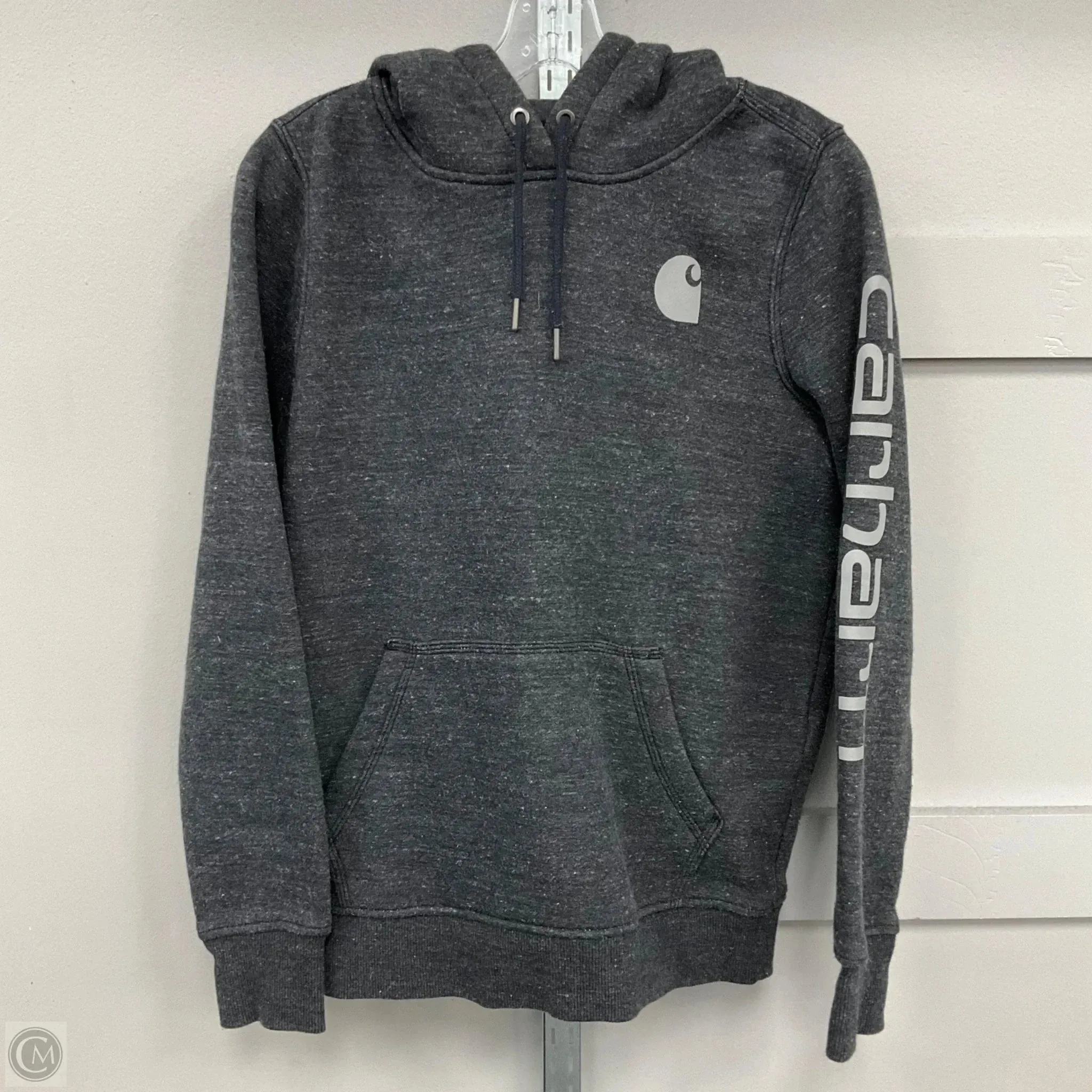 Sweatshirt Hoodie By Carhartt In Grey, Size: S Layer Play