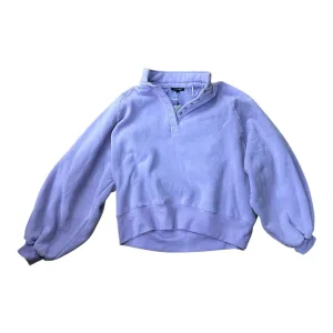 Athletic Sweatshirt Collar By Papermoon In Purple, Size:L Strong Denim