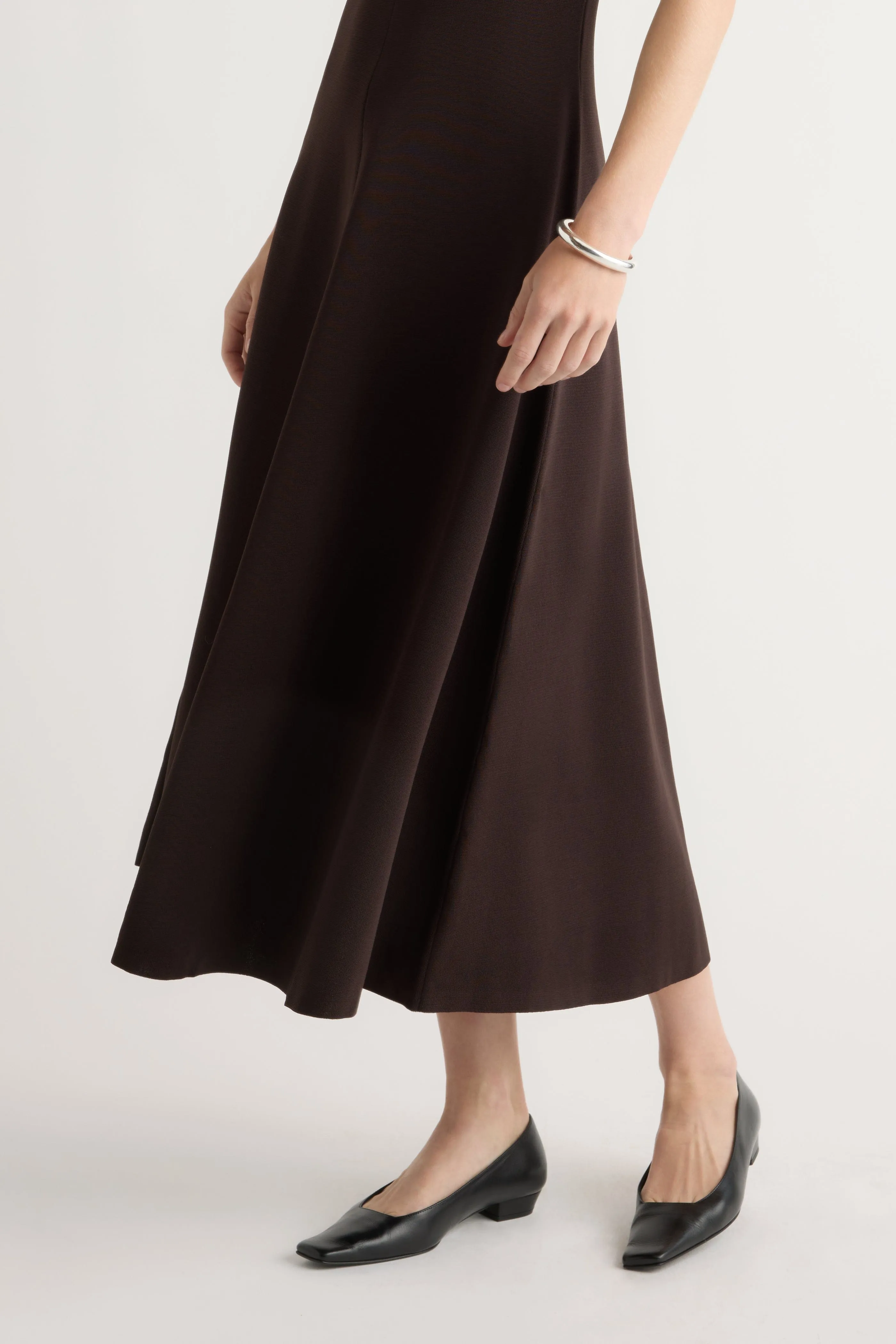 Enya Cinch-Waist Knit Dress TearResistant Fabric CompactPackability