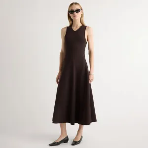 Enya Cinch-Waist Knit Dress Easy Fit Euro Mood