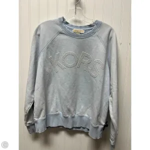 Chic Edge Sweatshirt Crewneck By Michael By Michael Kors In Blue, Size: L