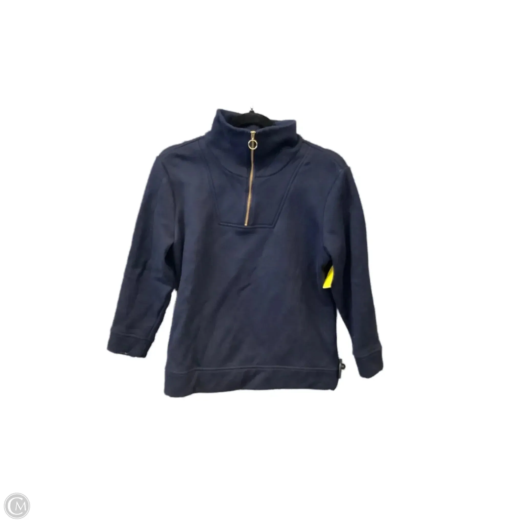 Sweatshirt Collar By Talbots In Navy, Size: M Sea Fit