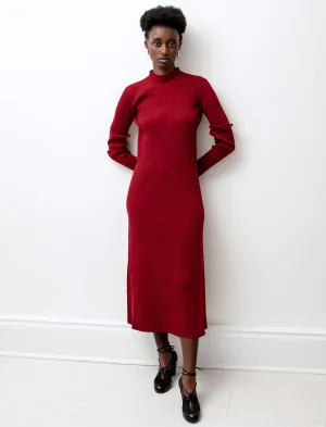 WrinkleFree Fabric Peace Glow Portrait Dress 2 Red