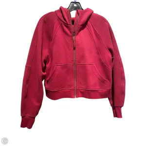 Laid-Back Outfit Seasonal Fashion Sweatshirt Hoodie By Lululemon In Red, Size: S