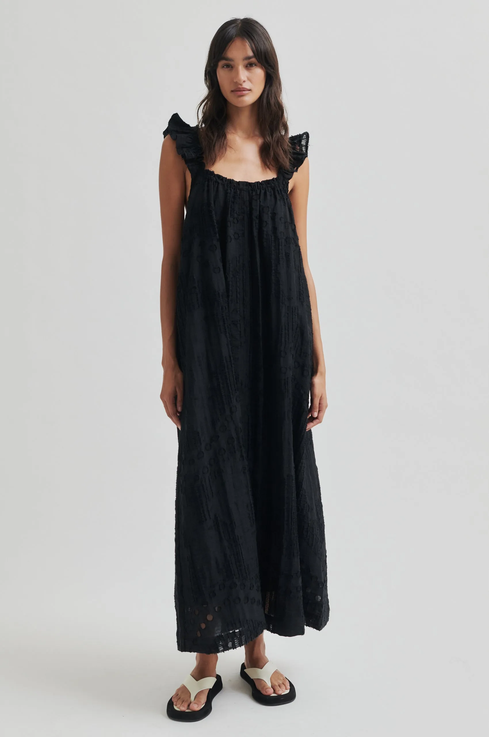 Neta Strap Dress ElasticCuffDesign