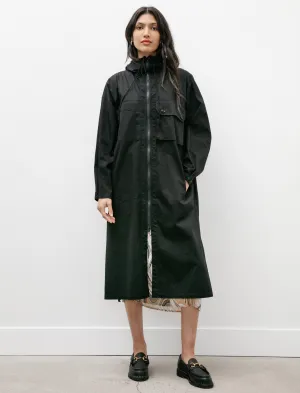 Coatdress with Hood Black Ocean Fit Comfortable Shorts