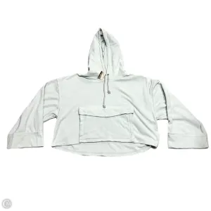 Everyday Style Insulated Jacket Sweatshirt Hoodie By Free People In Blue, Size: L