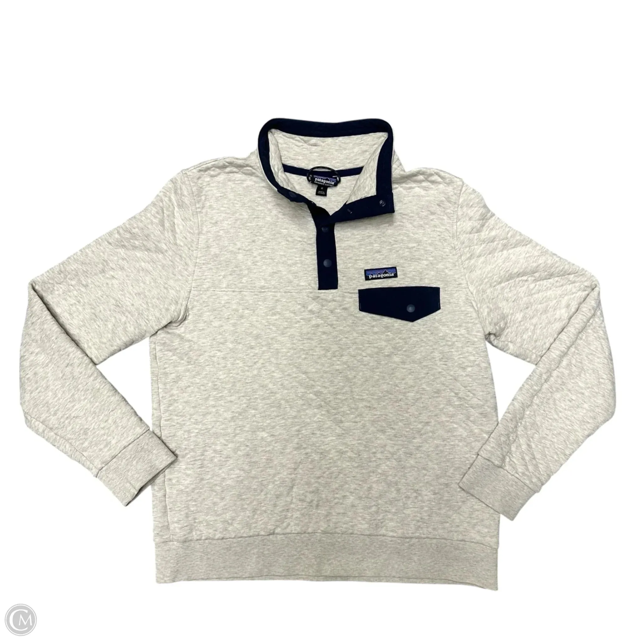 StretchPaneling Sweatshirt Collar By Patagonia In Cream, Size: M