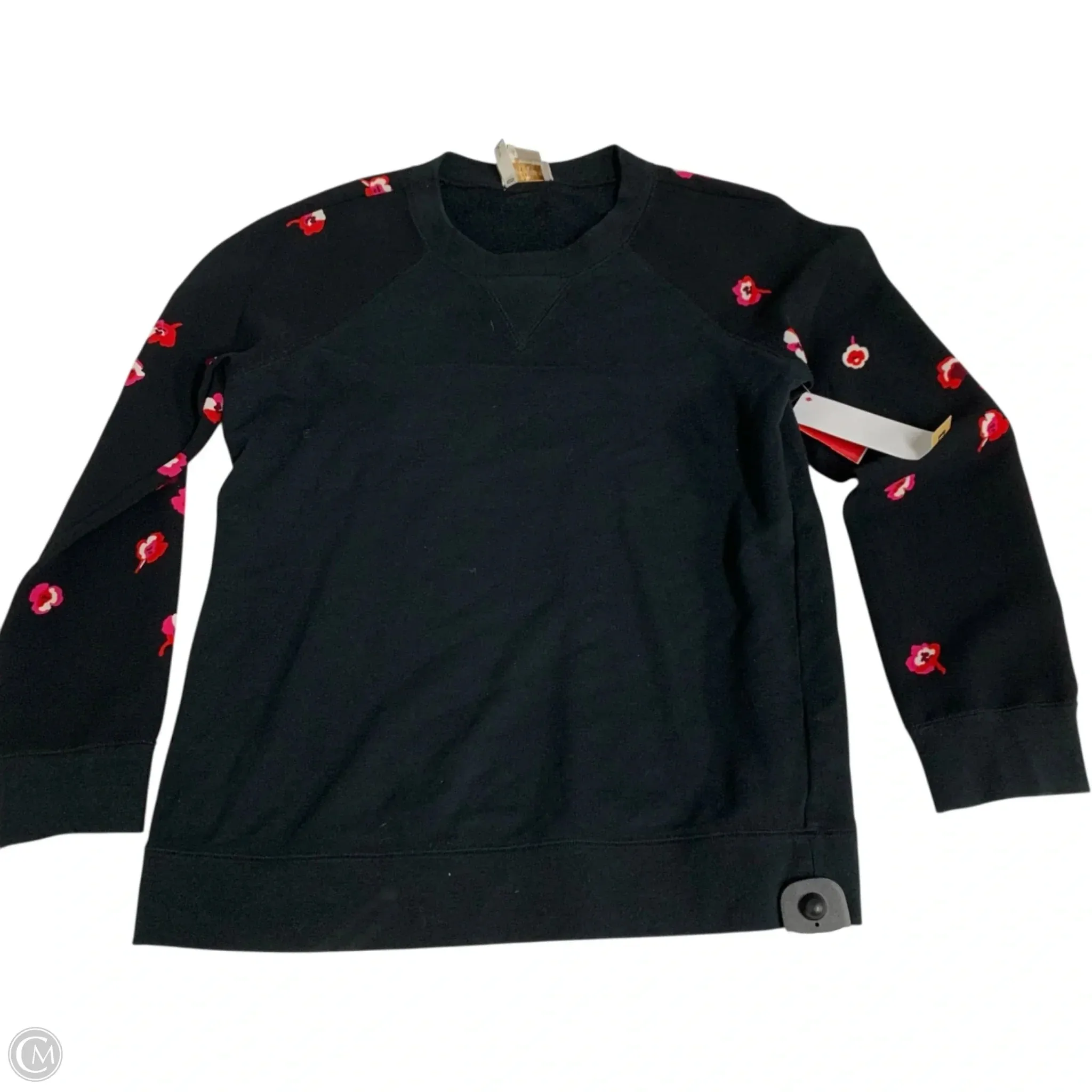 Sweatshirt Designer By Kate Spade In Black, Size: S Hygienic Finish Foldable Hem