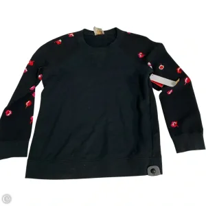 Sweatshirt Designer By Kate Spade In Black, Size: S Hygienic Finish Foldable Hem
