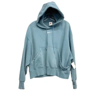 Athletic Sweatshirt Hoodie By Nike Apparel In Teal, Size:Xs Lightweight Vest
