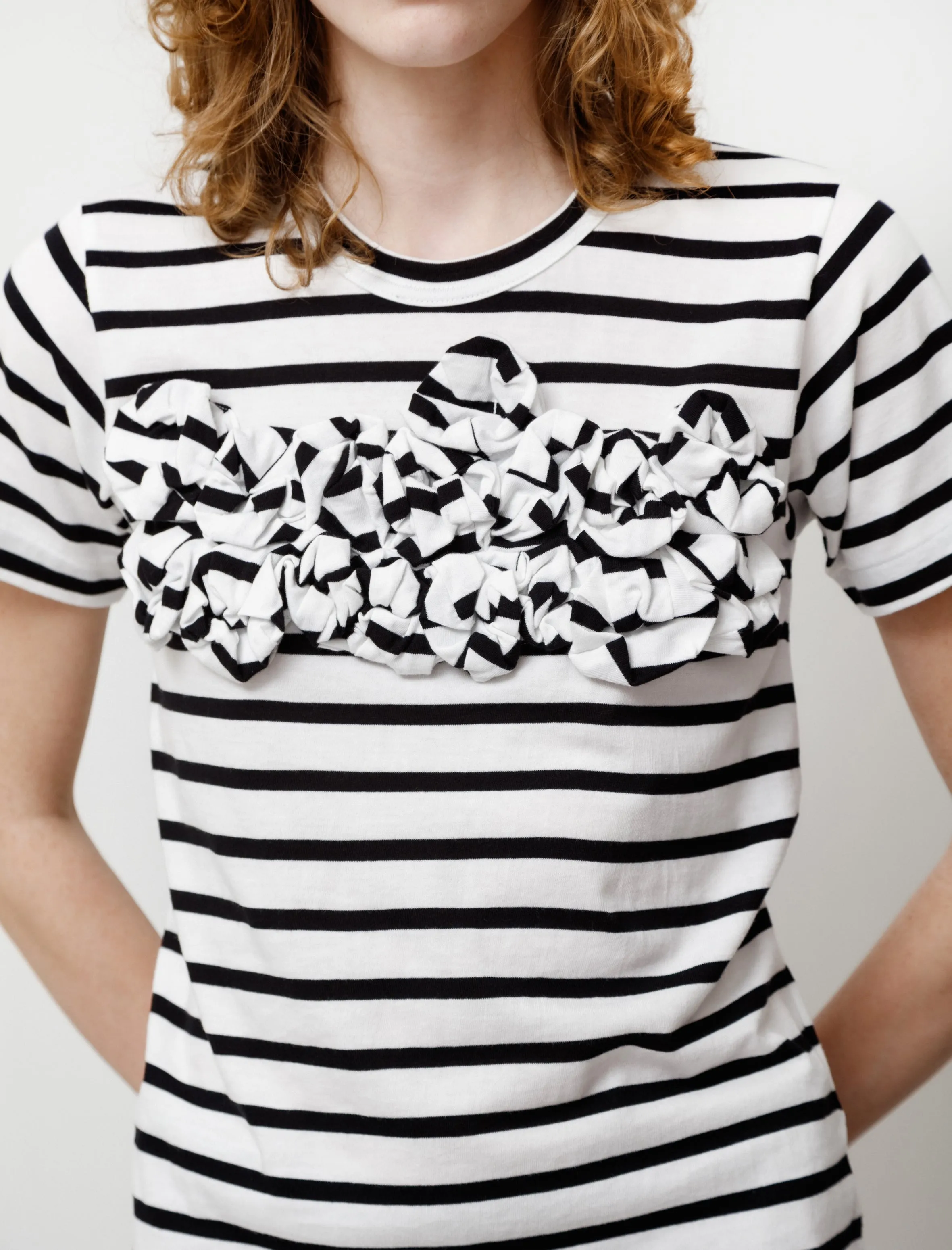 Natural Fiber Blend Lift Mode Rosebud Marini??re T-Shirt
