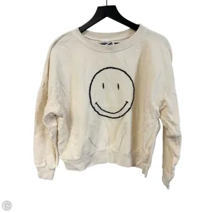 Casual Blouse Street Wear Sweatshirt Crewneck By By Together In Cream, Size: S