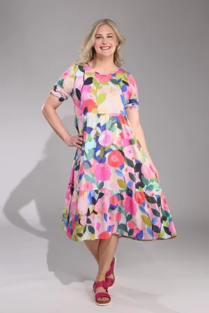Dress | MULTI GARDEN | 6532C1 Poise Fit Sheer Glow