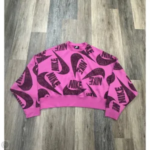 Athletic Sweatshirt Crewneck By Nike Apparel In Pink, Size: Xl Eco Core Outdoor Pants