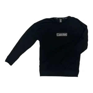 Trendy Boots AntiBacterialTextile Sweatshirt Crewneck By Calvin Klein In Black, Size:S