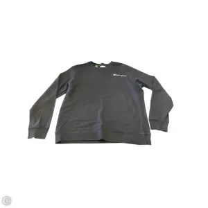 Sweatshirt Crewneck By Champion In Black, Size: M Comfy Style DoubleStitched Seams