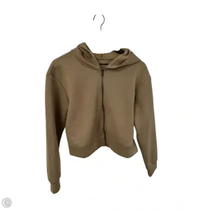 Athletic Sweatshirt Hoodie By A New Day In Beige, Size: S TaglessNeckline QuickEvaporation