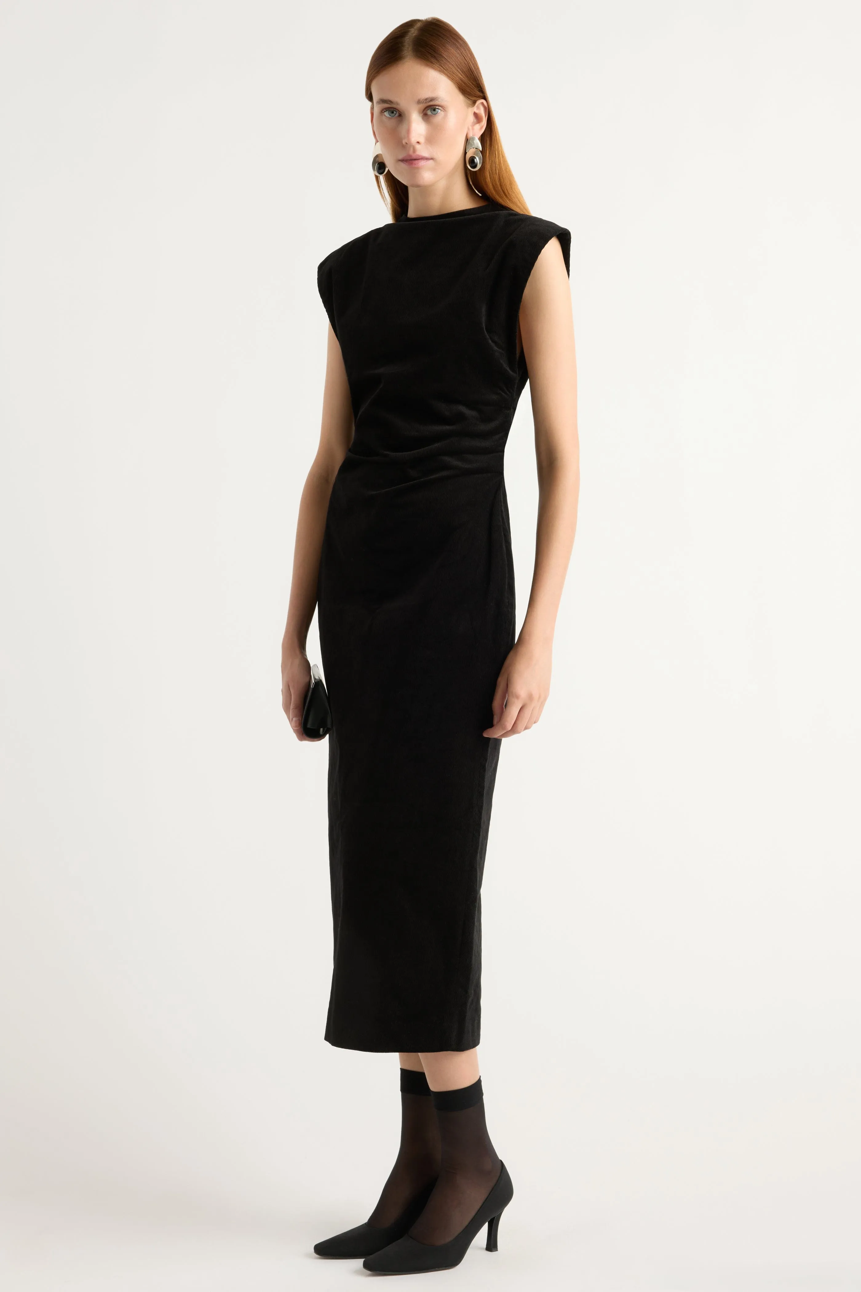 Cambria Structured Corduroy Dress ReinforcedKnees Modern Design