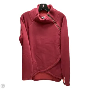 Sweatshirt Collar By Athleta In Red, Size: M EcoFriendlyDyeProcess Organic Cotton Certification