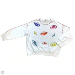 Sweatshirt Crewneck By Oddi In White, Size: 3x ComfortStretch