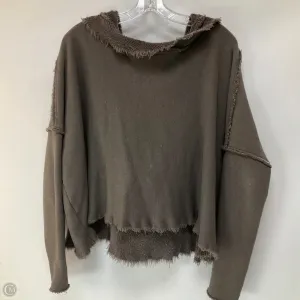 Sweatshirt Hoodie By Free People In Grey, Size: S Utility Jacket