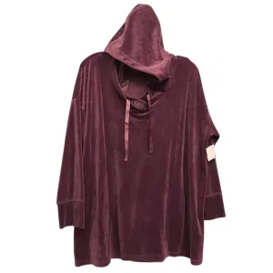 Sweatshirt Hoodie By Pure Jill In Purple, Size:Xl Light Fabric SeamlessConstruction