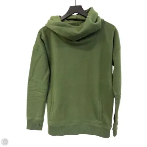 EcoFriendlyTextile Sweatshirt Hoodie By Zyia In Green, Size: M