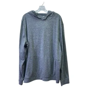 Comfort waistband Athletic Sweatshirt Hoodie By Dsg Outerwear In Grey, Size:2X