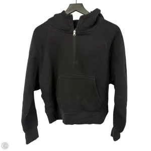 Fur Fit Sweatshirt Hoodie By Filly Flair In Black, Size: S