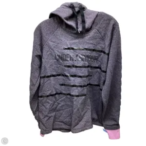 Sweatshirt Hoodie By Under Armour In Grey, Size: M Love Glow Comfortable Jumpsuit