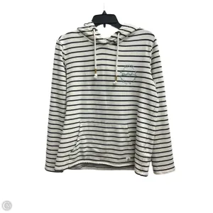 Walk Mood Bold Fashion Sweatshirt Hoodie By Fatface In Striped Pattern, Size: S