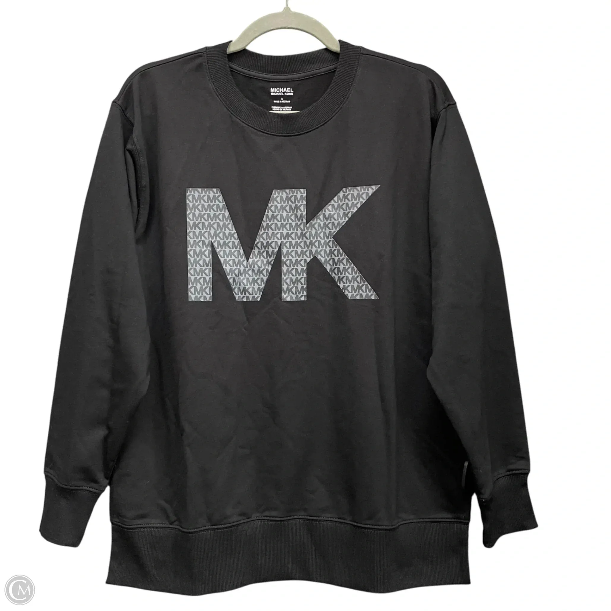 Sweatshirt Crewneck By Michael By Michael Kors In Black, Size: S Cozy Jacket