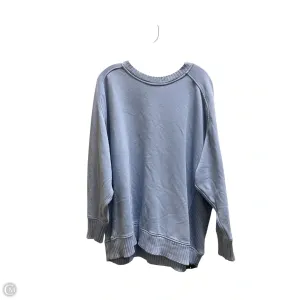 Graceful Design Sweatshirt Crewneck By Aerie In Blue, Size: L