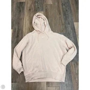 -Athletic Sweatshirt By Nike In Cream, Size: S Storm Core ReflectiveTrimDetails