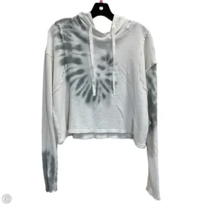 Sweatshirt Hoodie By Mono B In White, Size: S Clear Mind Cozy Pajama Pants