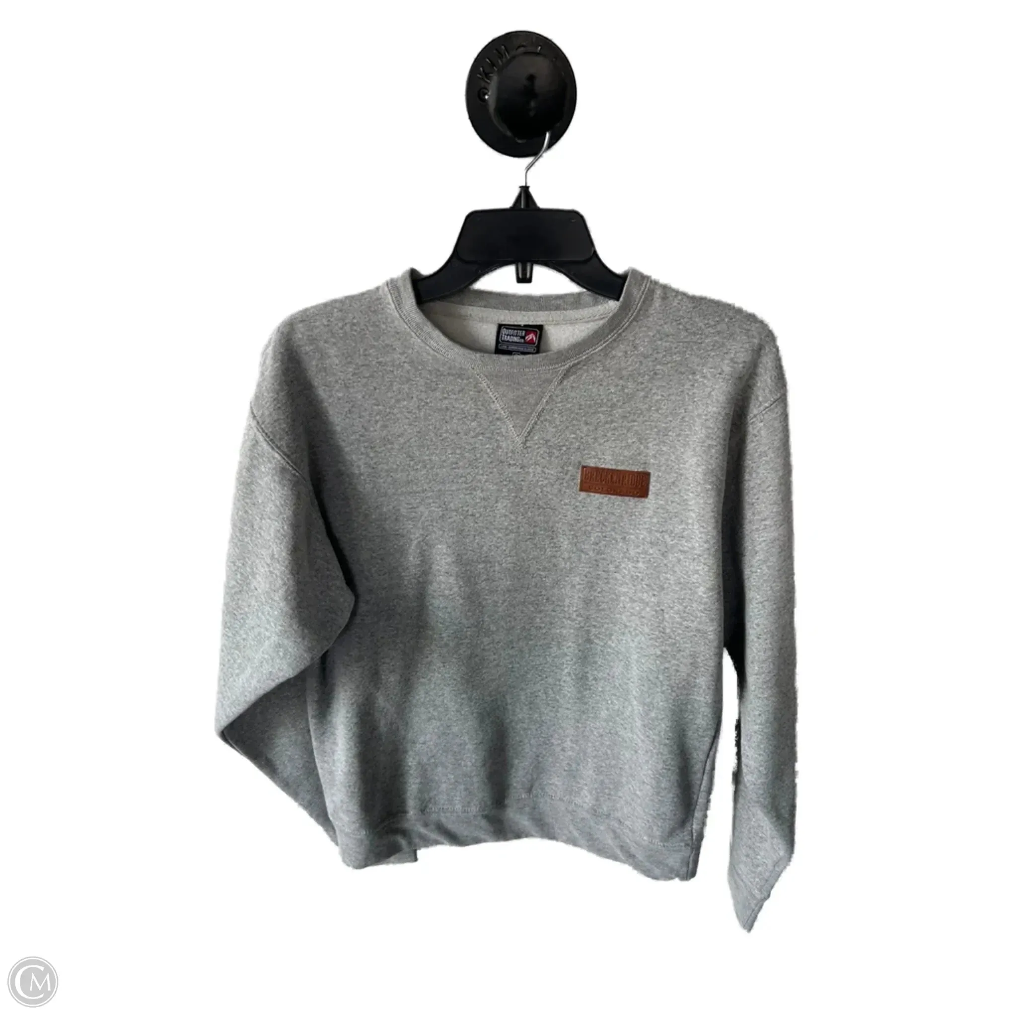 Comfort Wear Sweatshirt Crewneck By Clothes Mentor In Grey, Size: S