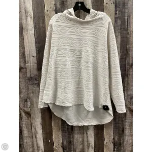 Breathable Material Athletic Sweatshirt Hoodie By Mta Pro In Cream, Size: 3x