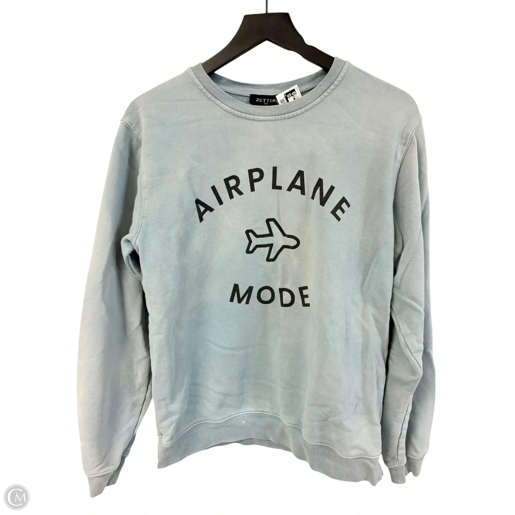 Work Mix Flexible Outerwear Sweatshirt Crewneck By Cmc In Blue, Size: M