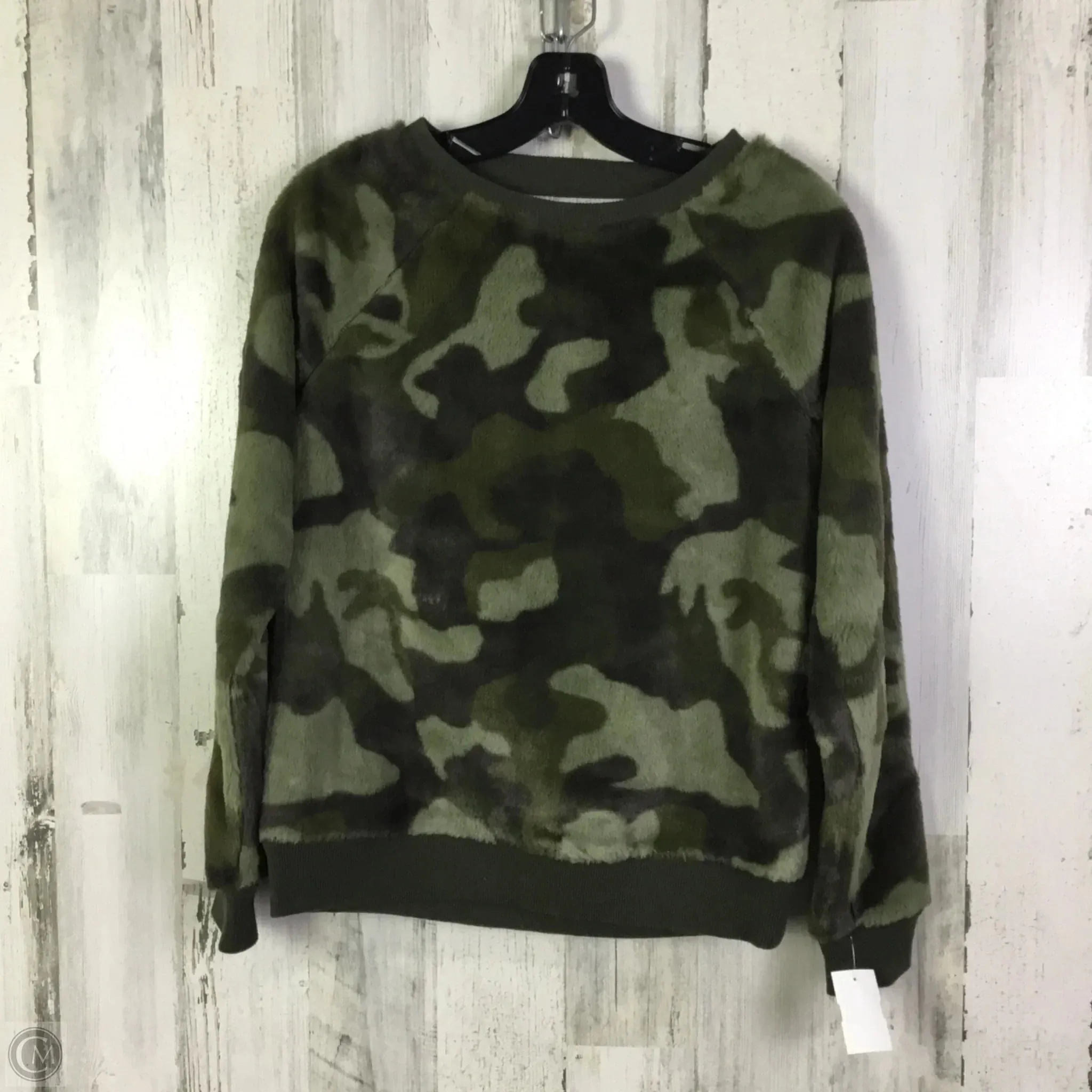 Sweatshirt Crewneck By Lou And Grey In Green, Size: Xxs Basic Wear