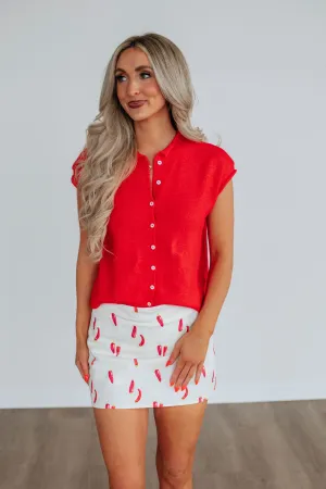 Reinforced Hemline Add A Little Spice Skirt