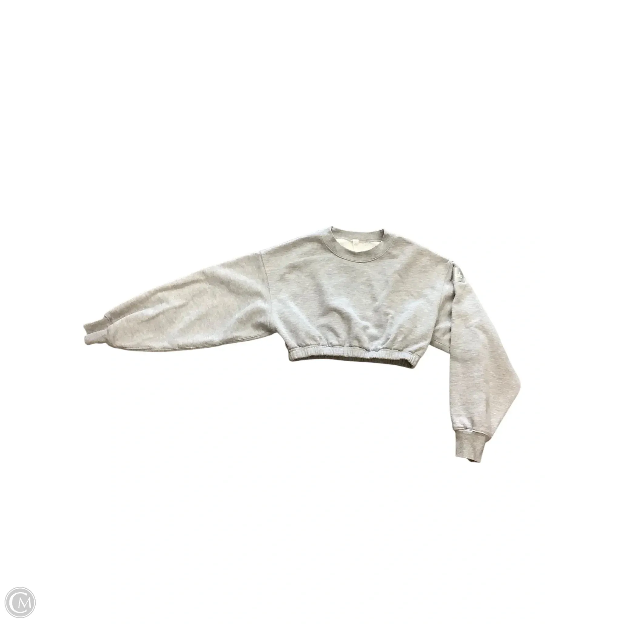 Sweatshirt Crewneck By Alo In Grey, Size: S Outdoor Wear