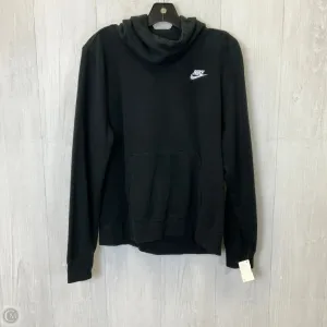 Sweatshirt Hoodie By Nike In Black, Size: L DoubleLayered