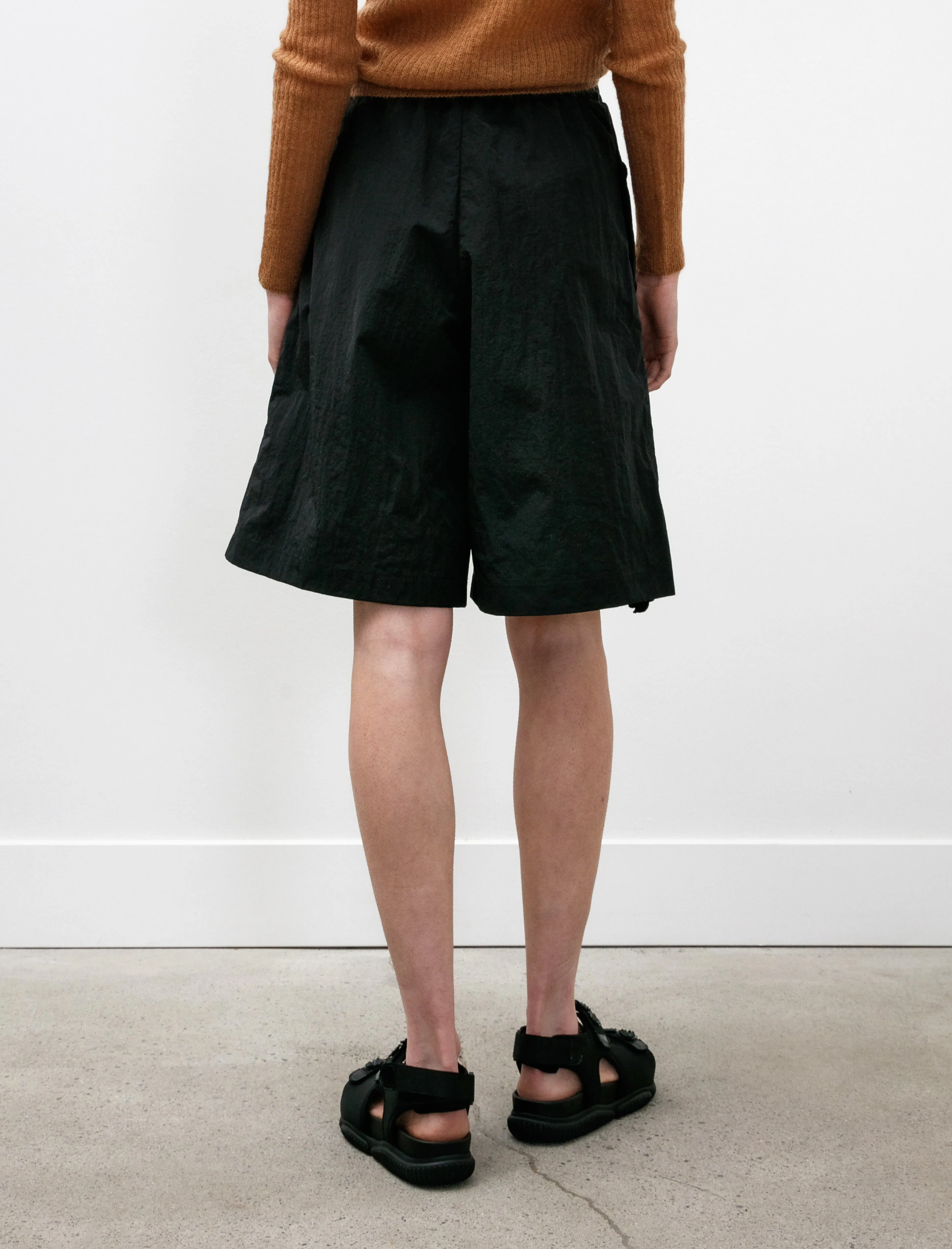 Angel Flower Shorts Black holiday apparel Beach Vibes