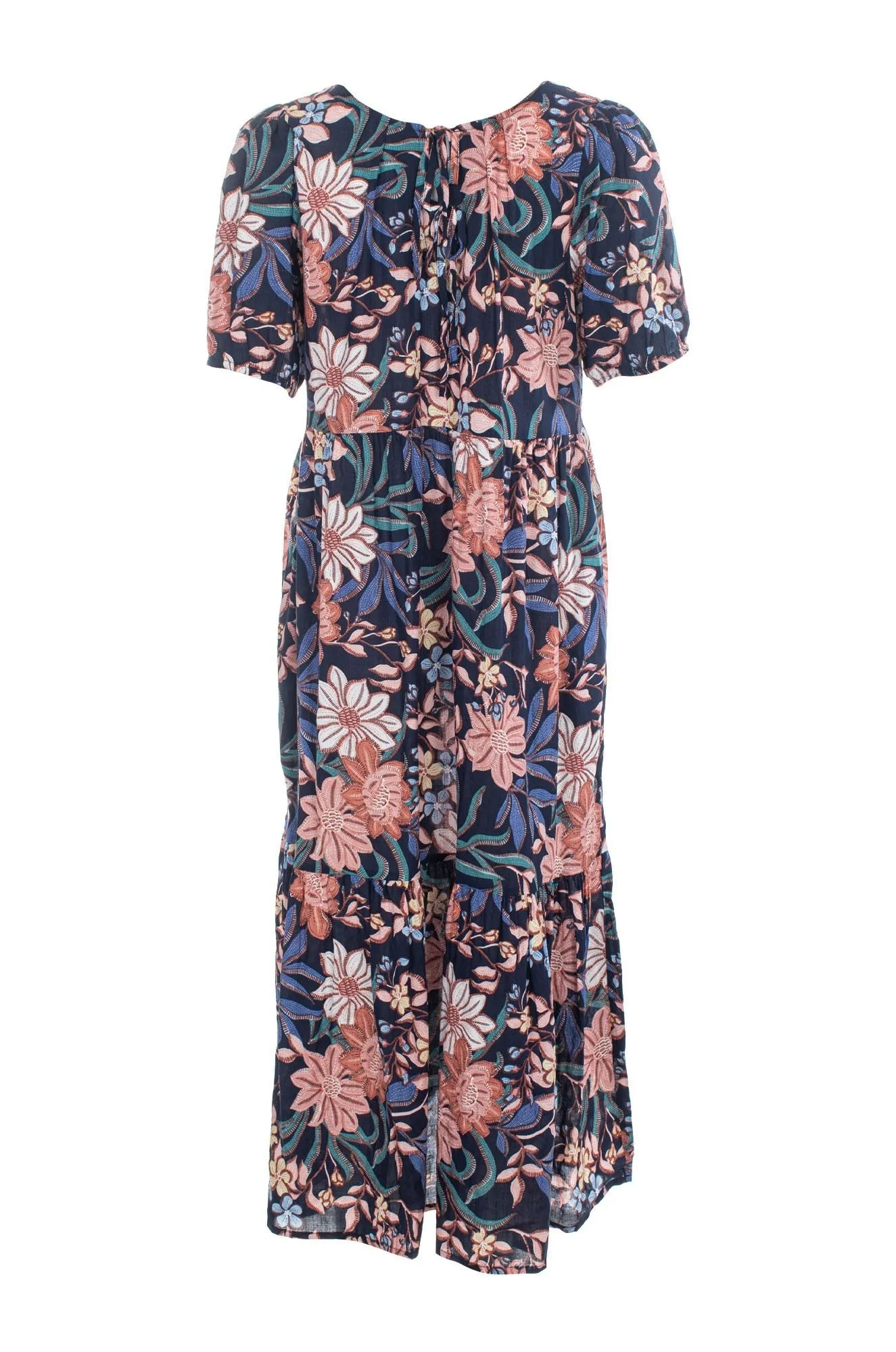 Fashion Layer Midi Summer Dress | NAVY DAISY | 6537C1