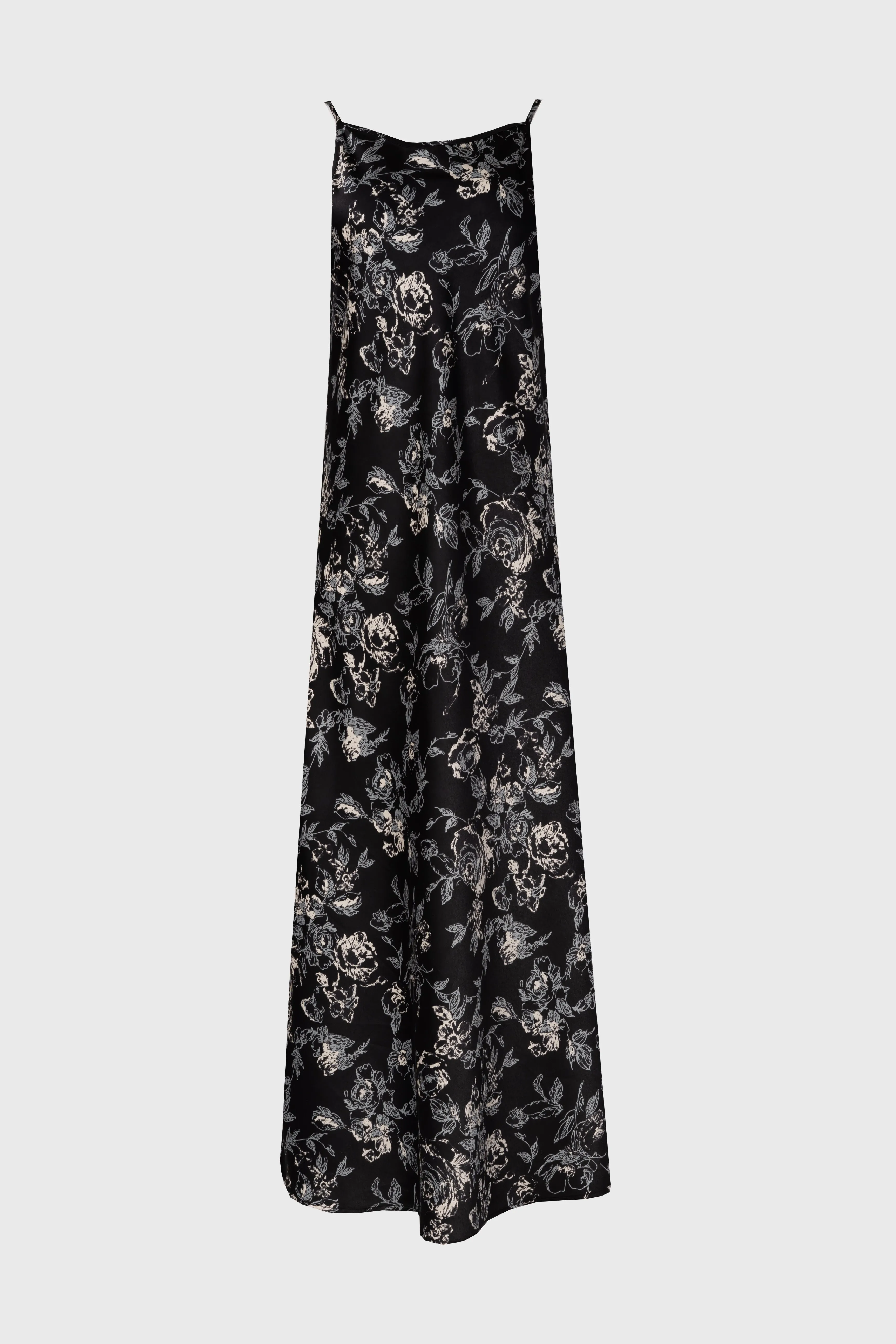 Spanish Glow Morning Walk Multi Floral Printed Slip Dress