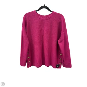 Sweatshirt Crewneck By St Johns Bay In Purple, Size: L Ocean Glow Casual Design